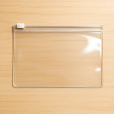 투명 슬라이드지퍼백 PVC투명 지퍼팩, 1개, 10개입