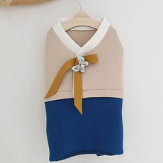 네오프렌 한복 남아 올인원, 블루, 1개