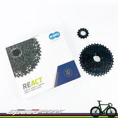 【速度公園】KMC REACT 10速飛輪 11-36t 適用Shimano HG 卡式飛輪 10s Cassettes, 1個
