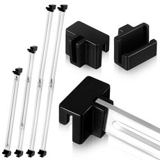 휴면 12개 금속 조절 파일 캐비닛 레일 세트에는 서랍 두께가 1/8인치 미만인 캐비닛에 적합한 걸이식 클립 8개가 포함되어 실버 10-18인치, Silver, 25 Inch-46 Inch