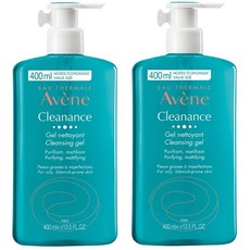 Avene 아벤느 클리너런스 퓨리파잉 클렌징 젤 400ml x 2개