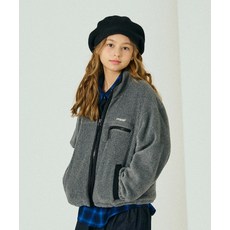 COVERNAT KIDS 클로버 컬러블록 플리스 자켓 차콜 CK2503JD65CH 472228