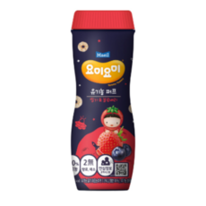 매일유업 요미요미 오가닉퍼프 아기과자 42g, 딸기블루베리, 80개