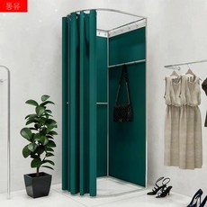 휴대용 간이 탈의실 접이식 이동 편리한 피팅룸 텐트 화이트, 70x70x200 프레임 딥그린 없음