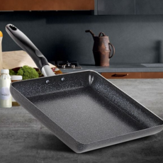 직사각형 사각 계란 팬 코팅 무쇠 계란 팬 계란말이 프라이팬