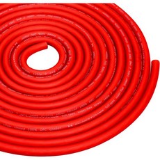 Conext Link 5 FT 2 AWG GA 풀게이지 배터리 전원 케이블 접지선 프로스트 레드 OFC 구리