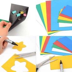 자석시트 1P 사진자석 포토자석 핀버튼 자석사진 마그넷 all+478BD, 소 - 노랑