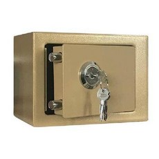 사무실 소형금고 보관 현금 돈통 열쇠형 귀중품 개인, 옐로우(코인 없음)