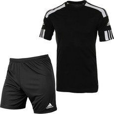 아디다스 반팔티 반바지 반팔 티셔츠 운동복 세트 남여공용 트레이닝복 블랙 + ALS 마스크