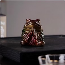 비휴 풍수 장식품 재물운 인테리어 소품 그라데이션 책상 미니 오브제, 그라데이션 브라운