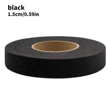 DIY 재봉 키트 부직포 안감이 있는 양면 접착 메쉬 필름 다림질 밑단 의류 액세서리, 1.5cm Black, 1개