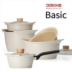 키친아트 IH 베이직 세라믹 냄비 인덕션, 양수냄비 24cm, 1개