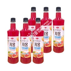 광야식품 자몽 베이스 아이스티, 970ml, 6개