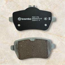 BREMBO 來令片 賓士 W222 13-20 前後 煞車皮 BENZ S350 S560, 後來令（陶瓷版）117 贈感應線