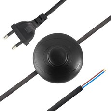 타로시 스위치전선 중간 스위치 발터치 전원코드선 케이블, 1개