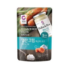 청정원 싱글 파우치 명란 크림 파스타 소스, 150g, 1개