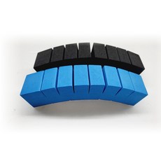 코마 자동차 문콕방지 스펀지 커브형 도어가드, 블랙 왕특대 커브 도어가드 1p, 1개