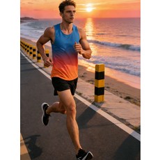 無痕壓膠馬拉松速幹背心運動背心跑步健身馬拉松速幹體考比賽服