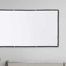 휴대용스크린 빔프로젝터 이동형스크린 가정용스크린 스크린(221x125cm) 79000EA 1EA, 본상품