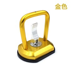 附發票 BANGLUN玻璃吸盤強力新方形瓷磚防靜電地板后視鏡專用固定吸提器, 1個, 方形吸盤-金色