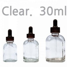 ARI-B2009-C.0030 투명 점적병 사각 아리랑과학 30ml
