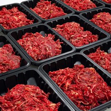 베스트밀 마늘 숙성 양념 안창살 불고기용 1kg (500g X 2팩) 개별 포장 소고기, 2개, 500g