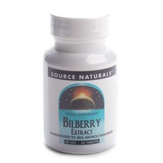 SOURCE NATURALS 山桑子萃取錠 50mg, 60顆, 1罐