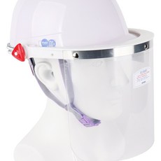 OTOS 안전모부착 투명 보안면 안면보호구 얼굴보호대 페이스쉴드 FGuard-63A, (A) FGuard-63A, 1개