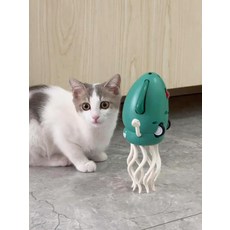 춤추는 오징어 고양이 장난감 문어 댄싱 인형, 핑크, 1