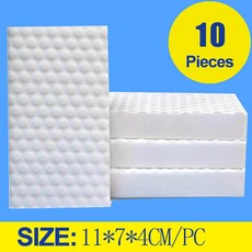 11X7X4CM 50 개/몫 초대형 멜라민 매직 압축 스폰지 지우개 주방 욕실 사무실 청소 도구, [01] 11X7X4cm 10pc, 1개