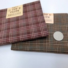先染布格子布 台灣製 手作拼布家飾, 1個, #1咖,尺, #1咖