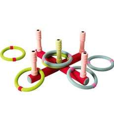 엣스앤 링토스 고리던지기 링던지기 링걸기 고리걸기 영유아 어린이집 유치원 실버 학교 링게임 체육 교구 놀이, 1개