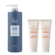 NC 페트라(탈모기능성 샴푸 사은품) 엔씨페트라 리스토어 퓨어 마스크 무실리콘 전문가용 향이좋은, 1개, 1000ml