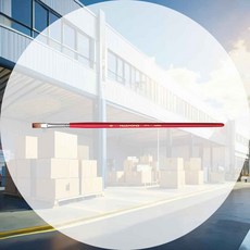 평붓 6호 미술도구 정물화 물감놀이 수채화붓 미술용품 색칠놀이