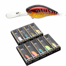 베스 낚시 크랭크 루어 미끼 조 인두 오비 빈틈 조사 투척 수조 트레일러, 본상품