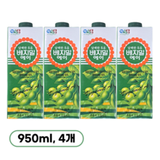 정식품 담백한 베지밀A 베지밀에이 950ml 4개