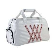 高爾夫衣物包 大容量手提單肩旅行包 獨立鞋包 高爾夫球袋, 白黑粉色