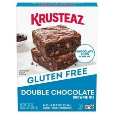 Krusteaz 글루텐프리 더블 초콜릿 브라우니 믹스, 1개, 567g