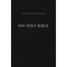 (영문도서) Niv Holy Bible Compact Paperback Black Comfort Print Paperback, Zondervan, English, 9780310461234
