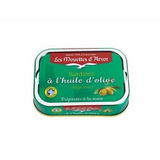 레 무에뜨 다르보르 엑스트라 버진 올리브 오일 정어리 Les Mouettes d'Arvor Sardines in Extra Virgin Olive Oil 115g, 1개