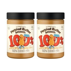 복음자리 100% 땅콩버터 스무스, 280g, 2개