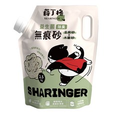 Sharinger 薛丁格 益生菌豆腐砂 長條型 2.5kg, 1套, 無痕砂/箱入4包超商限重一箱, 7L, 無痕砂