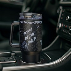 플레어 1.18 텀블러 플립 스트로 대용량 커피컵 머그컵 2중진공 캠핑컵