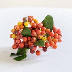 주렁주렁 열매 커튼집게 11cm 인테리어 조화 소품 커튼장식 꾸미기, 2개, 오렌지
