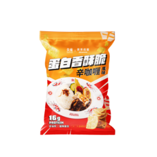 GOpower果果能量 蛋白香酥脆【辛咖喱】高蛋白 蛋白質 健身補給, 1包, 33g