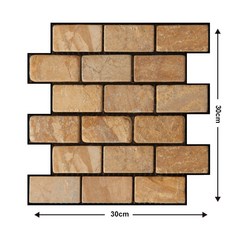 화면 TV 스티커 침실 장식에 방수 3D 배경 PVC 거실 이동식 자기, Wall Stickers 538, 30cmX30cmX1pcs, 1개