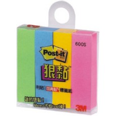 3M 600S 四色狠貼標籤紙, 1個