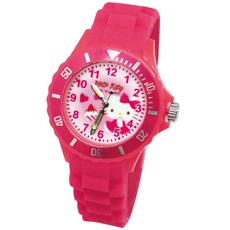 Sanrio 三麗鷗 Hello Kitty 兒童運動彩帶手錶 (桃紅色)