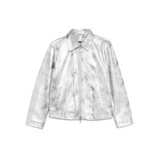 선플라워 스네이크 스킨 이펙트 집업 재킷