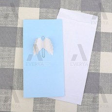 생일 축하 미니카드 생일축하카드, 리본 - 골드